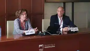Rosa Ventura y Jesús Muñoz Guerra. Fuente: @CELAD_esp en X