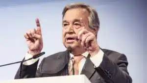 El Secretario General de la ONU, Antonio Guterres. Fuente: Kuhlmann/MSC