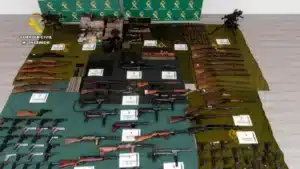 Incautadas 190 armas de fuego y más de 17.000 cartuchos de distinto calibre