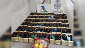 Intervenidos más de 1.000 kilos de cocaína ocultos en frutas y zumos en Portugal y España