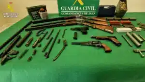 Desmantelada una trama de tráfico de armas en Jaén, Granada y Valencia