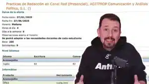 Pablo Iglesias paga 200 euros al mes a sus becarios