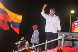 Nicolás Maduro en campaña electoral
