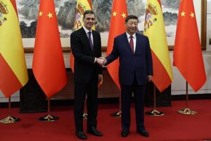 Pedro Sánchez y Xi Jinping