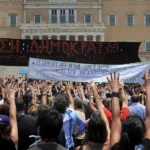 20110629_Moutza_demonstrations_Greek_parliament_Athens_Greece