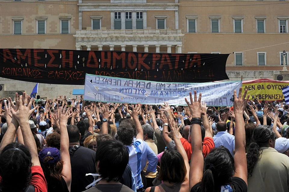 20110629_Moutza_demonstrations_Greek_parliament_Athens_Greece