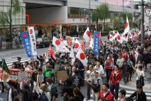 manifestacion japon