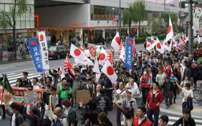 manifestacion japon