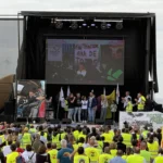 El Frente Obrero participa en el homenaje a David Lafoz