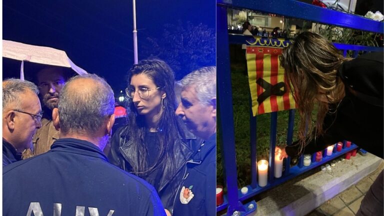 El Frente Obrero asiste al homenaje a las víctimas de la DANA en Valencia