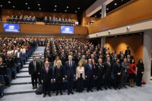 El Rey preside la celebración de los aniversarios del TEDAX-NRBQ y de la Unidad Central de Ciberdelincuencia de la Policía Nacional