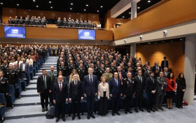 El Rey preside la celebración de los aniversarios del TEDAX-NRBQ y de la Unidad Central de Ciberdelincuencia de la Policía Nacional