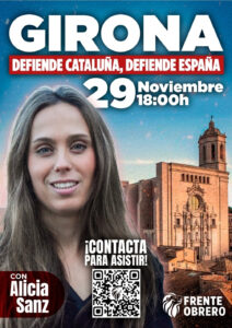 Acto 29N Girona, Alicia Sanz