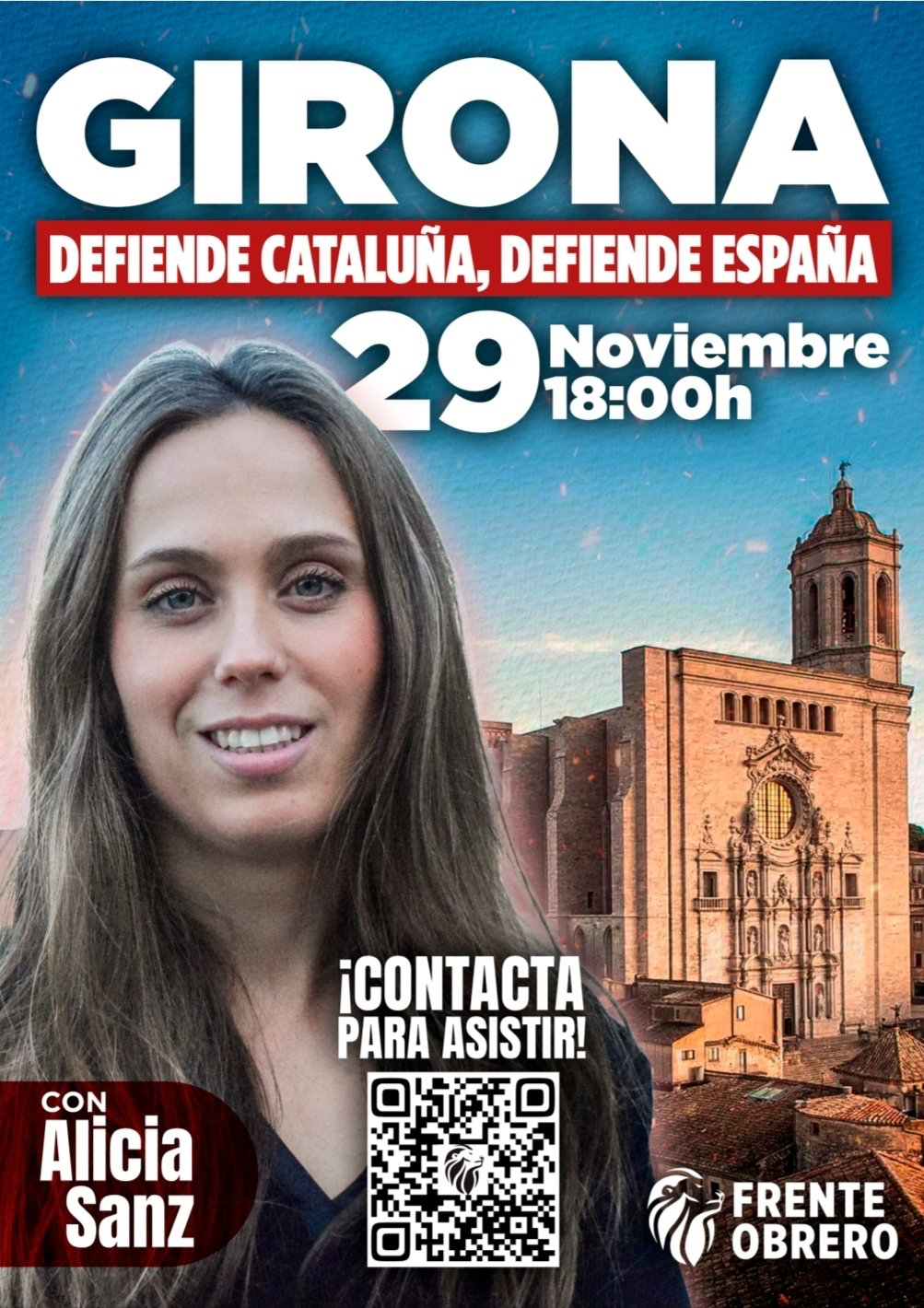 Acto 29N Girona, Alicia Sanz