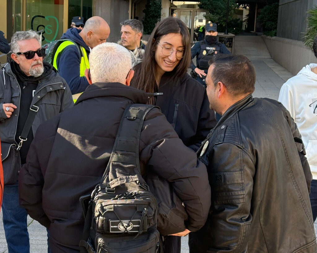 Frente Obrero se une a la movilización de los vigilantes de seguridad
