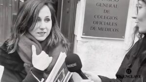 Escrache del Frente Obrero a Ione Belarra tras el anuncio de la regularización masiva de más de medio millón de inmigrantes