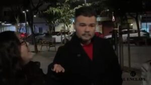Gabriel Rufián sufre un escrache por parte de Frente Obrero